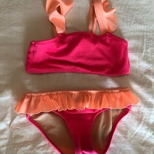 Crew cuts little girls ruffle bikini!